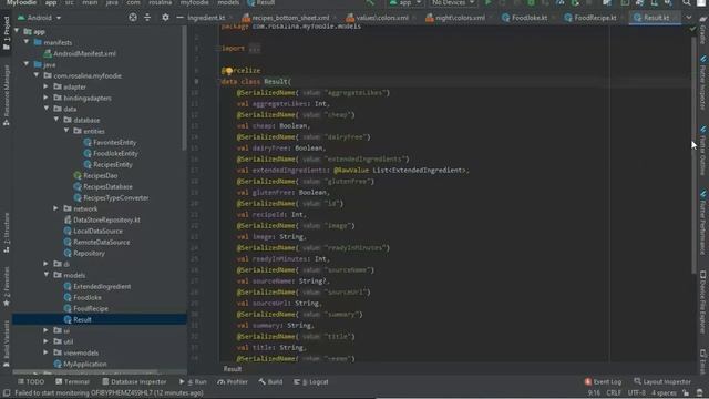 Tutorial Aplikasi Resep Makanan dengan Android Studio |Light & Dark Mode #Kotlin смотреть онлайн
