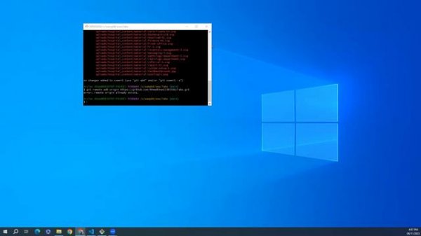 error remote origin already exists in github