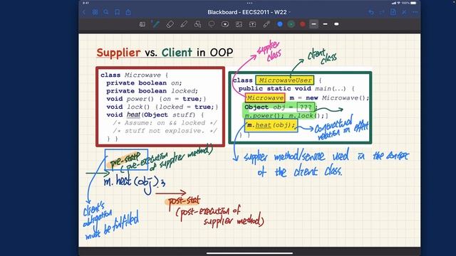 [HD] EECS2011 W22 - Lecture 3 - Part A2 - Contractual Relation in OOP смотреть онлайн