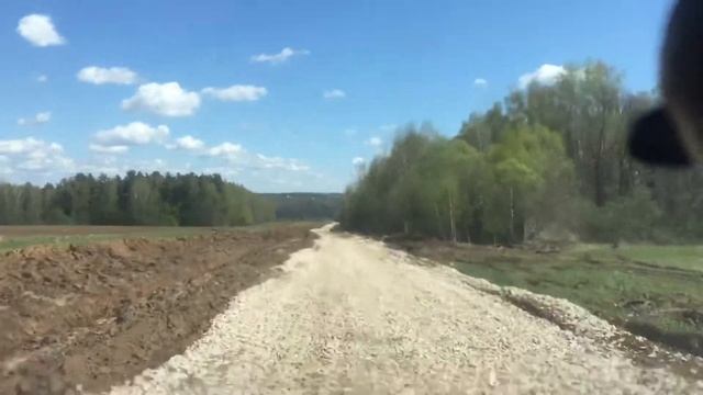 Из Малахово в Азаровку.Новая гравийная дорога смотреть онлайн
