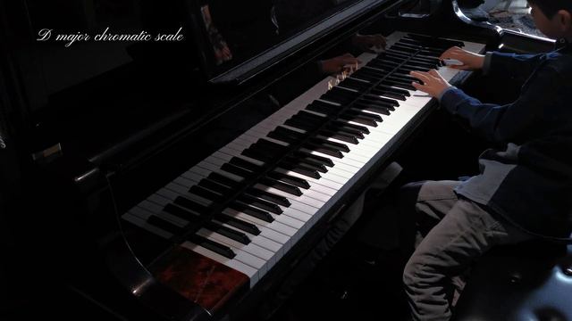 D major chromatic scale. | Piano daily | April 30, 2023🎶🎹🎶by Bruce Rains(Age 6) @BruceRains 😉 смотреть онлайн
