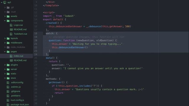 สอน Nuxt+Vue EP7: Vue Watch + NuxtJS install/import library смотреть онлайн