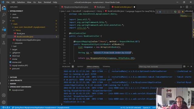 Connect REST service to MySQL смотреть онлайн