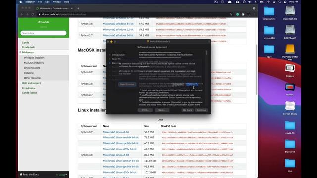 Downloading and Installing Miniconda3 for macOS with Python 3.9 смотреть онлайн