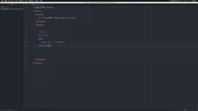 PHP 7 Tutorial 2019 Anfänger | #7 DO-WHILE Schleife смотреть онлайн