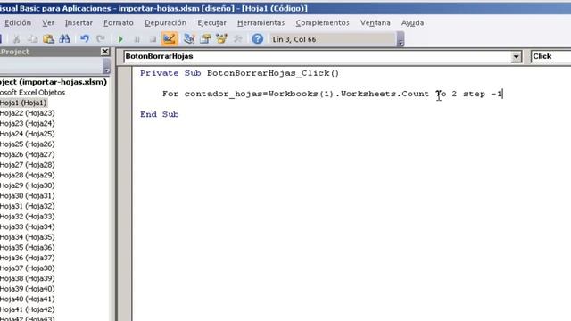 Como borrar hojas de un libro de Excel con VBA - Capítulo 223 смотреть онлайн