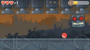Прохождение 45 уровеня в Игре Red Ball 4 ( Железный босс )