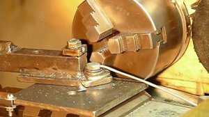 Завальцовка края трубки на токарном станке