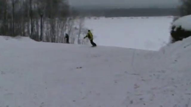 Катание на сноуборде. Мой зимний отдых. смотреть онлайн