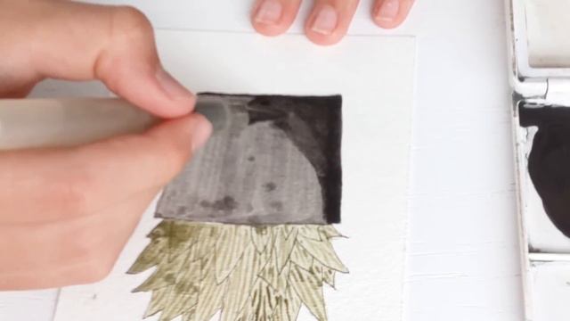 How to Watercolor and Draw a Simple Succulent (relaxing) смотреть онлайн