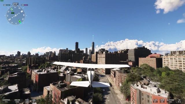 MS Flight Simulator Heaven, New York Test Flight, 4K Extreme Settings, 100FPS смотреть онлайн