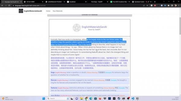 How to build a AI for language learning: LangChain + OpenAI + Python + Next JS - Part 1