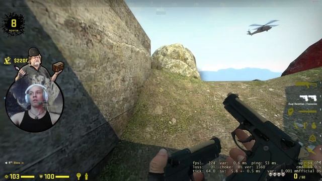 Counter-Strike: Global Offensive Запретная зона [Напарник - Blww_lv] Danger Zone Blacksite смотреть онлайн