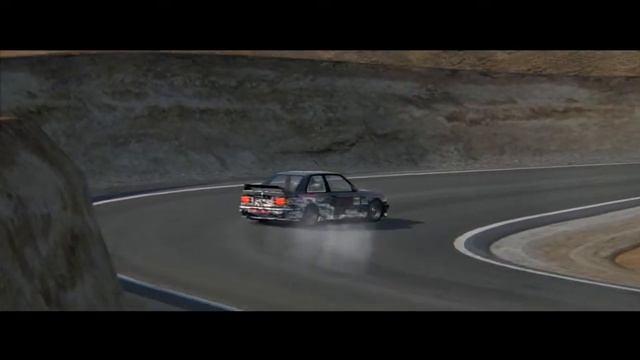 Cinematic of drift on Deriphill (Reverse) w/ BMW M3 E30 D смотреть онлайн