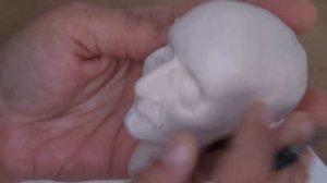 ‪How to sculpt a doll head. Sculpting the nose. Как слепить голову куклы. Лепим нос.