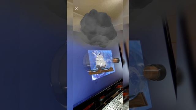 Роспись фасада, Мурал-арт, Рисунок на здании оживает в дополненной реальности / Mural art AR смотреть онлайн