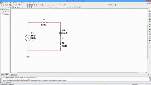 Multisim Basic AC Simulations смотреть онлайн
