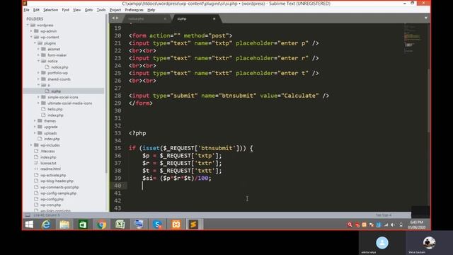 Create Form Plugin in WordPress,Plugin Development Tutorials,,Calculate Simple Interest Plugin смотреть онлайн