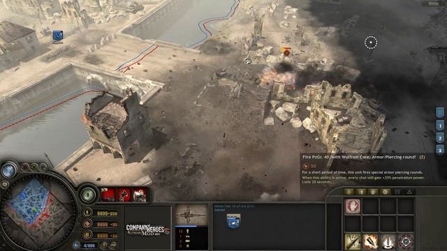 German Defensive Line | Company Of Heroes Blitzkrieg Mod смотреть онлайн