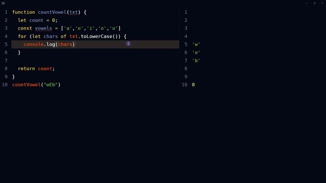 Count Specific Characters from String in JavaScript | Count Vowels from String смотреть онлайн