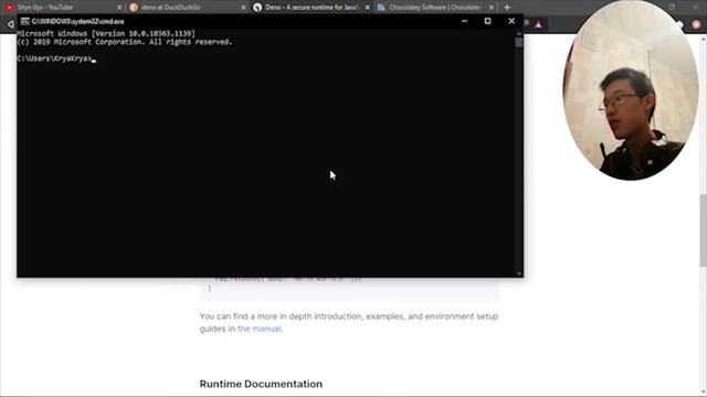 how to install DENO js on Windows 10 using Powershell | Shyn Gys смотреть онлайн