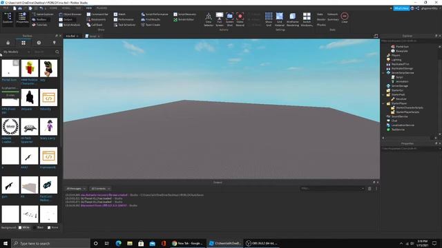 ROBLOX STUDIO - MAKING A PORTAL GUN (WORKING SCRIPTS, FREE MODEL!) смотреть онлайн