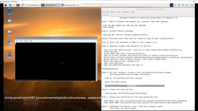 Raspberry Pi 4: How Configure Postfix to Send Mail Using Gmail смотреть онлайн