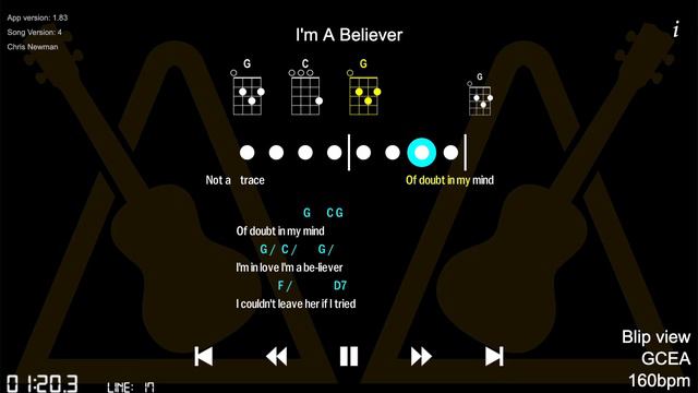 I'm a Believer - ukulele cover, play along and tutorial - UkeTok Online Ukulele Club смотреть онлайн