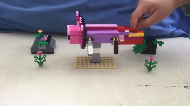My Lego Minecraft Axolotl смотреть онлайн
