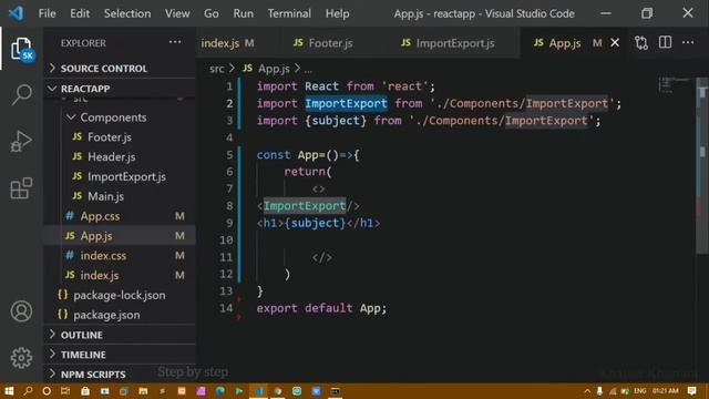 #15. Import and Export in React. смотреть онлайн