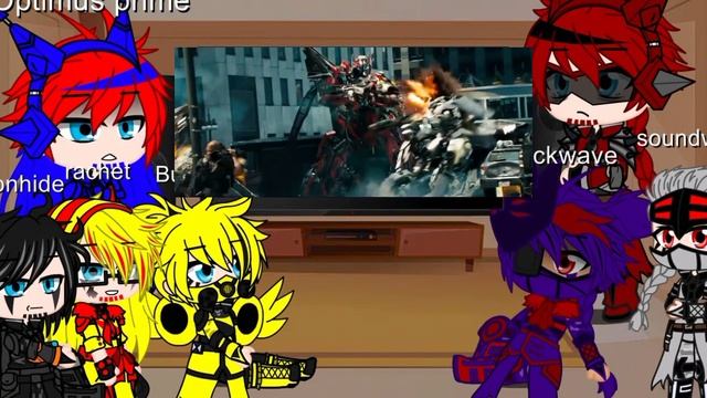 || bayverse autobot + decetipcon react to Optimus prime vs sentinel prime || gacha redux || смотреть онлайн