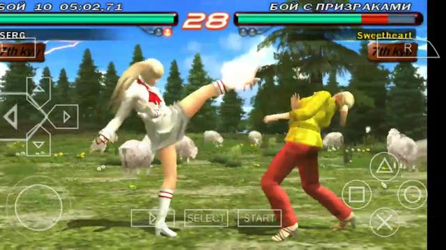 Tekken 6 I Режим призрака | Игра за Lili | эмулятор psp смотреть онлайн