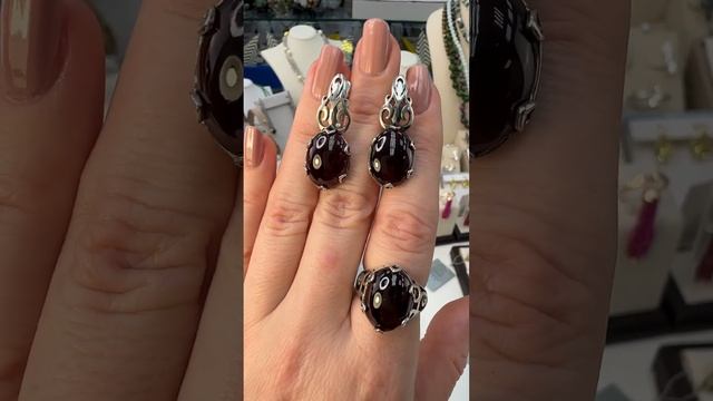 Гранат Альмандин?Gem Silver? #ледисамоцвет #самоцветы #серебро #гранат #альмандин смотреть онлайн