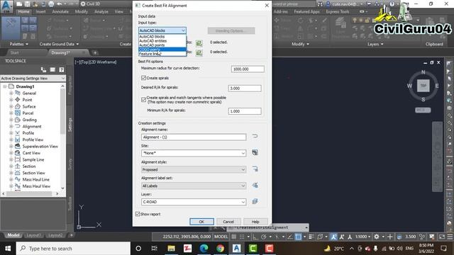 How To Draw Best Fit Alignment In AutoCAD Civil 3D | Create Best Fit Alignment In Civil 3D 2022 смотреть онлайн