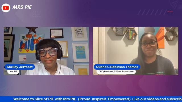 Slice of PIE with Mrs. PIE welcomes Quand Robinson Thomas! смотреть онлайн