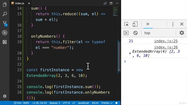 JavaScript OOP 032 ✓ CHALLENGE 7 4 Extend Array SOLUTION смотреть онлайн