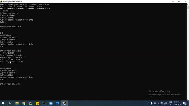 Book my movie python based project demo смотреть онлайн