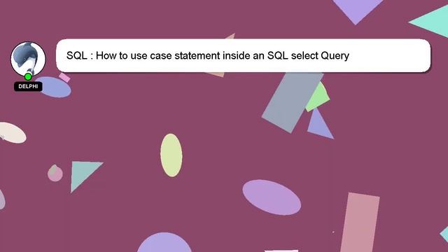 SQL : How to use case statement inside an SQL select Query смотреть онлайн