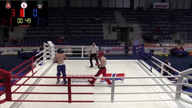 Карлов Артем, 1 бой, Первенство России по кикбоксингу, Барнаул (26.04.22) смотреть онлайн