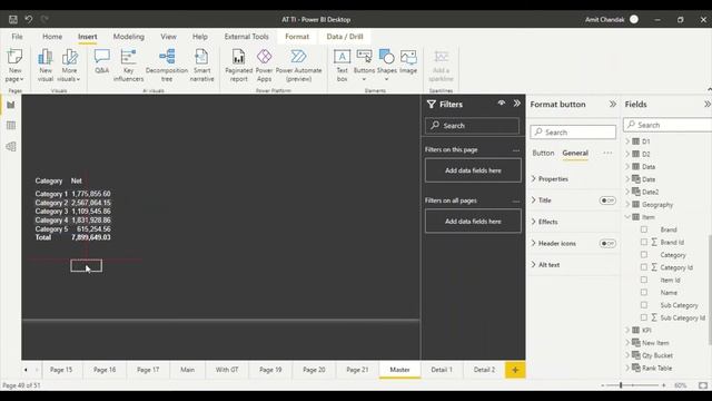 Abstract Thesis 86: Power BI Drill Through - More than one level смотреть онлайн