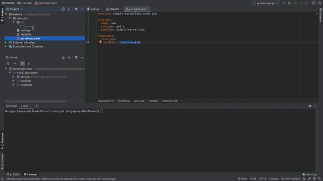 Serverless Framework: AWS Lambda Scheduler Events in Golang Part 2 смотреть онлайн