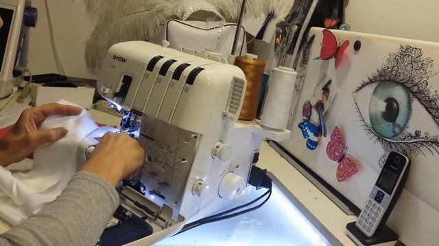 Декоративные строчки на оверлоке смотреть онлайн