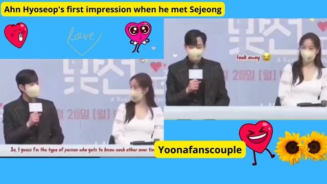 First impression and ideal type Kim Sejeong (김세정) and Ahn Hyo Seop (안효섭) |HaTaeCouple смотреть онлайн