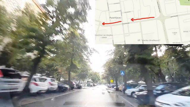 Ulica Džona Kenedija, Novi Beograd, Srbija, avgust 2019. смотреть онлайн