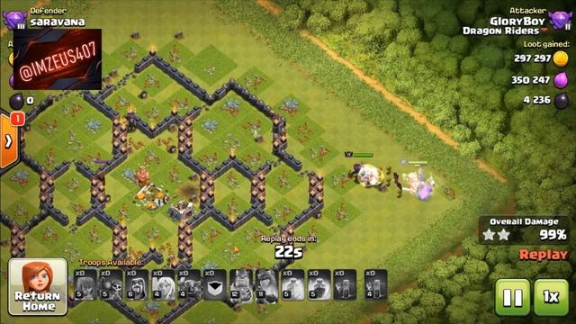 th9 attack strategy 2020 Queen Charge [Pekka Walk] 2020 смотреть онлайн