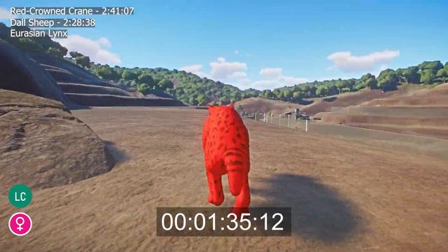 Red Coloured Tundra Animals Speed Races in the mine in Planet Zoo included Crane, Sheep, Bear etc смотреть онлайн