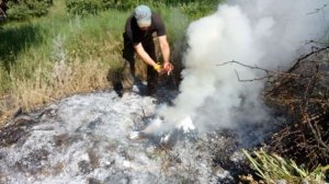 Fire Stop F-23 - Аэрозольный огнетушитель для автомобиля, реальный тест, испытание