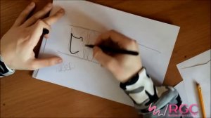 Как рисовать граффити на бумаге  Throwie  Ненормативная лексика