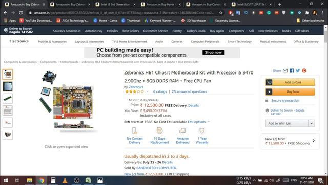 Best Video Editing PC BUILD Under RS 16,000 i5 8 GB RAM + MONITOR + KEYBOARD MOUSE COMBO смотреть онлайн
