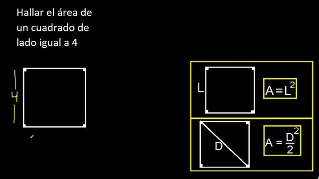 area de un cuadrado de lado igual a 4 смотреть онлайн
